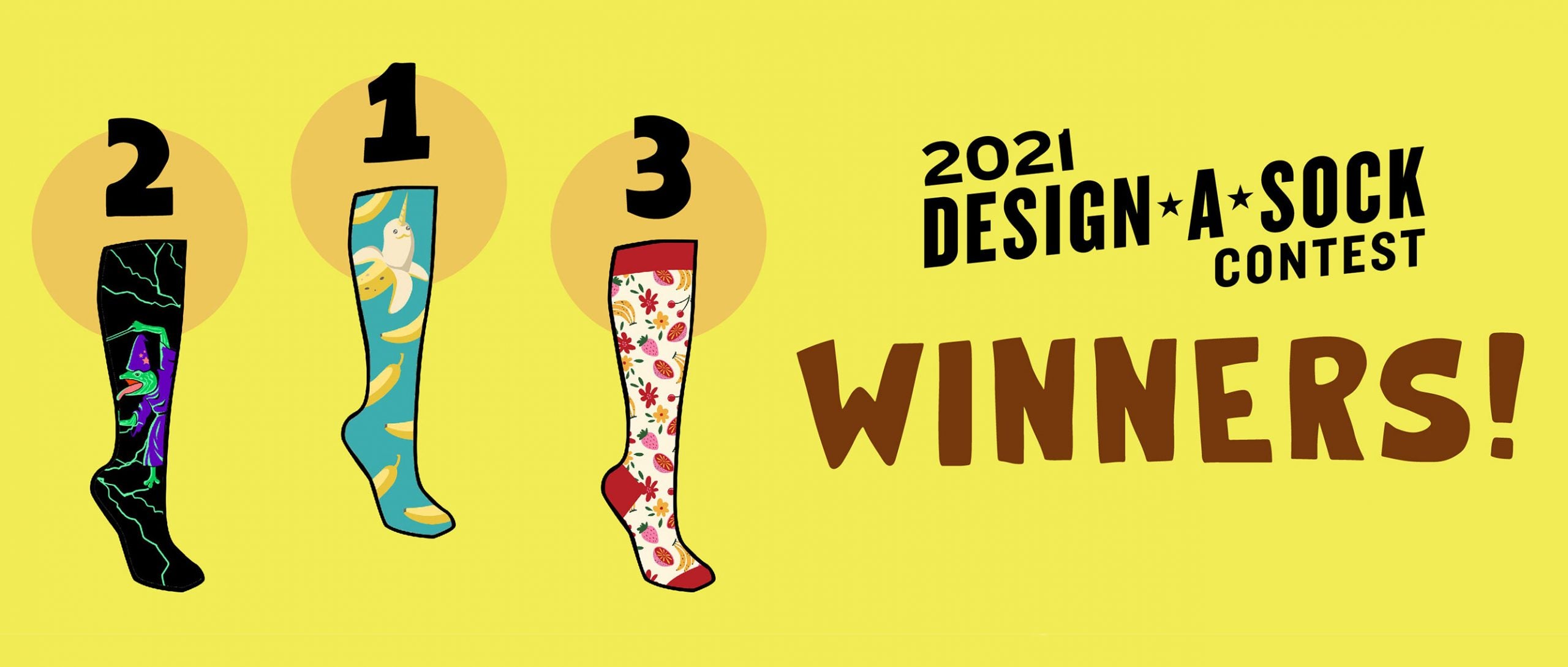 The 2021 DesignaSock Contest Winners! Sock It to Me