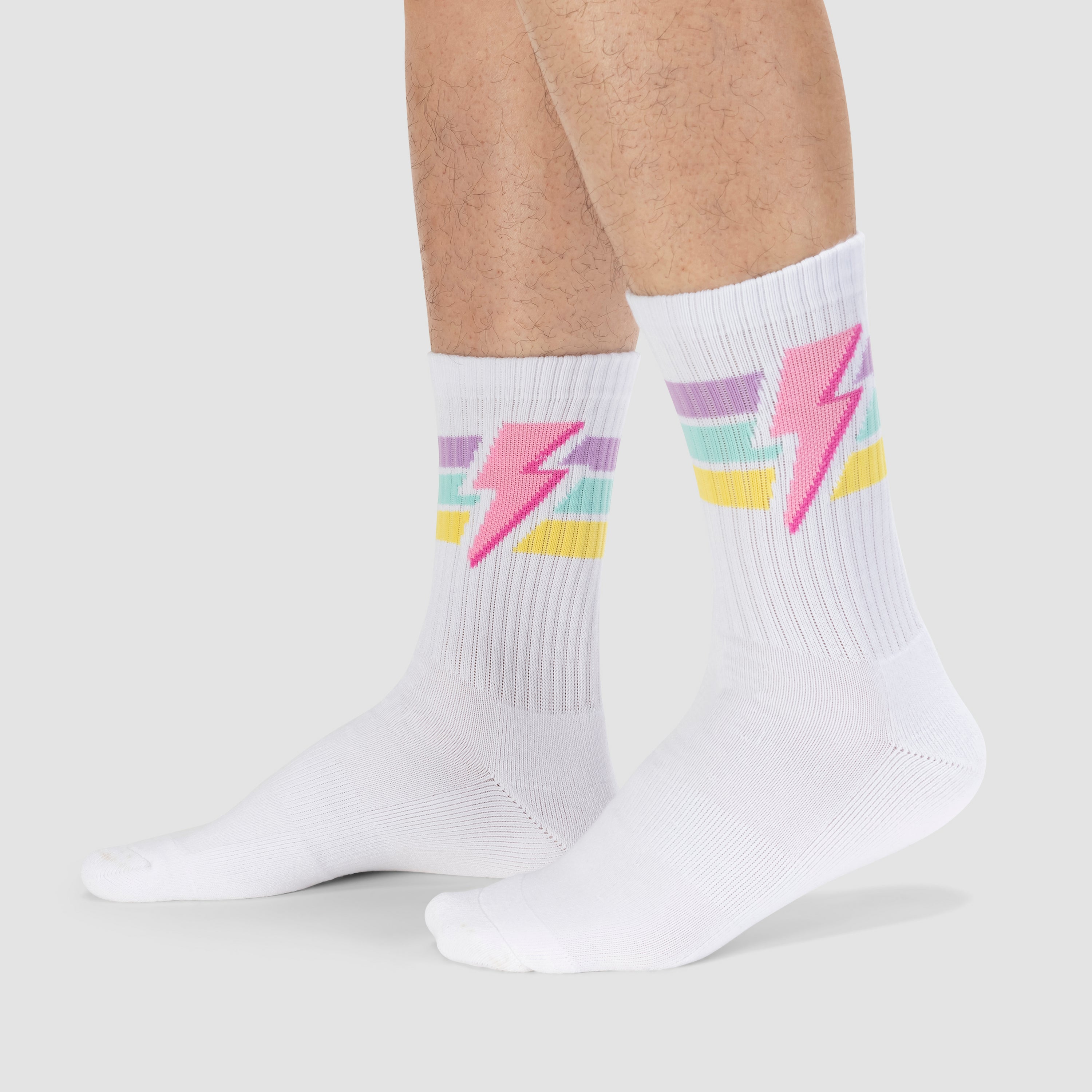 thumbnail image 2 of MOXY Socks Insane Bolt Youth Soccer Socks - Teal Knee High 2 of 12