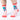 model wearing Leo crew socks from front
