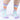 model wearing Pisces crew socks from front