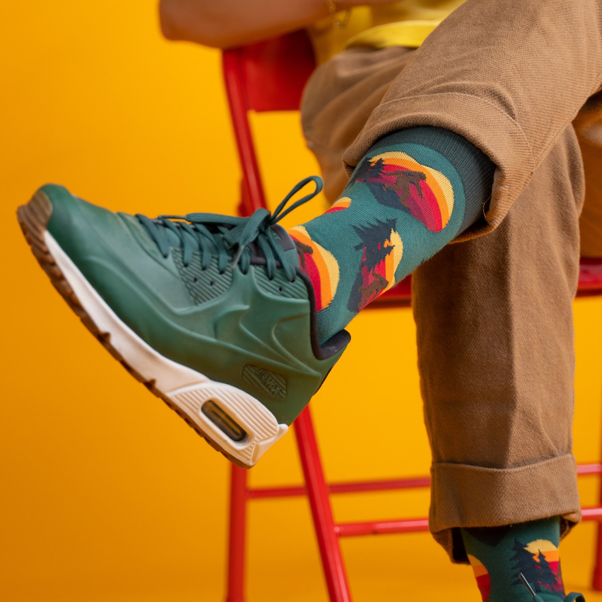 Bigfoot, Big Heart Crew Socks