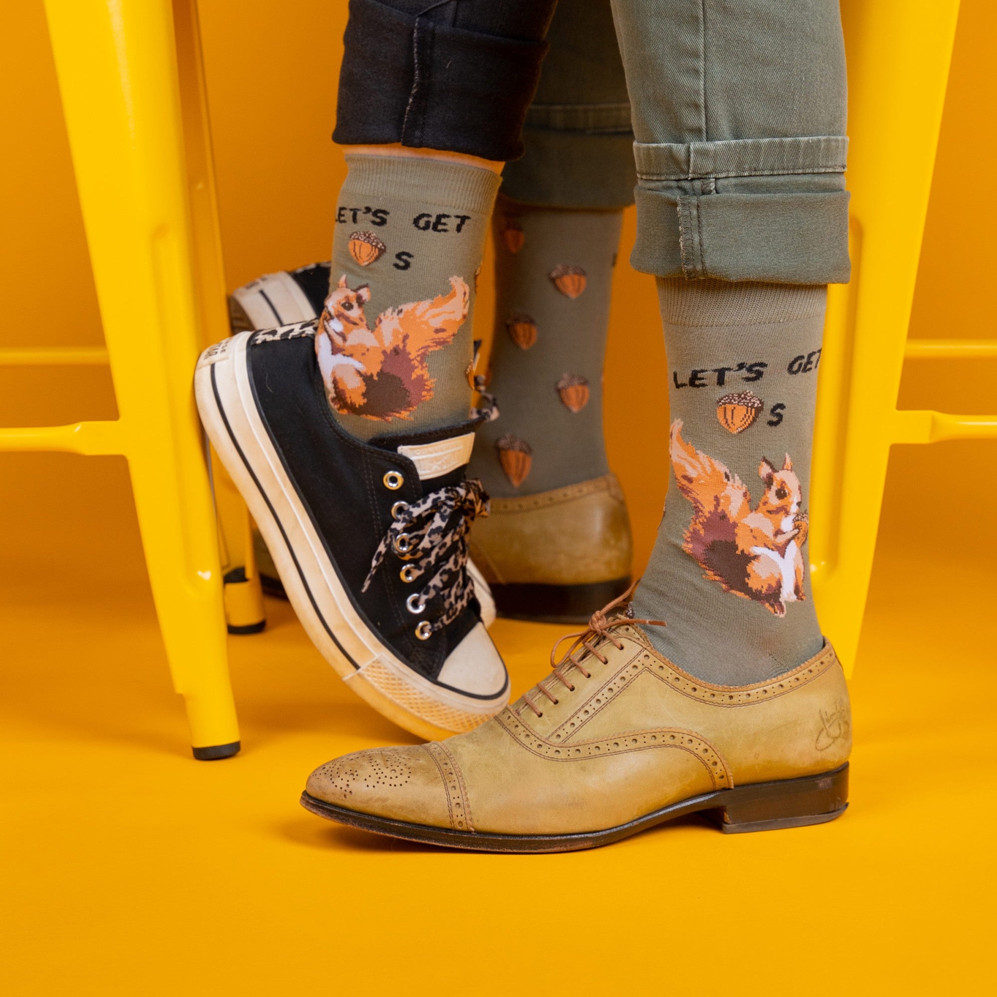 Let's Get Nuts Women's Crew Socks