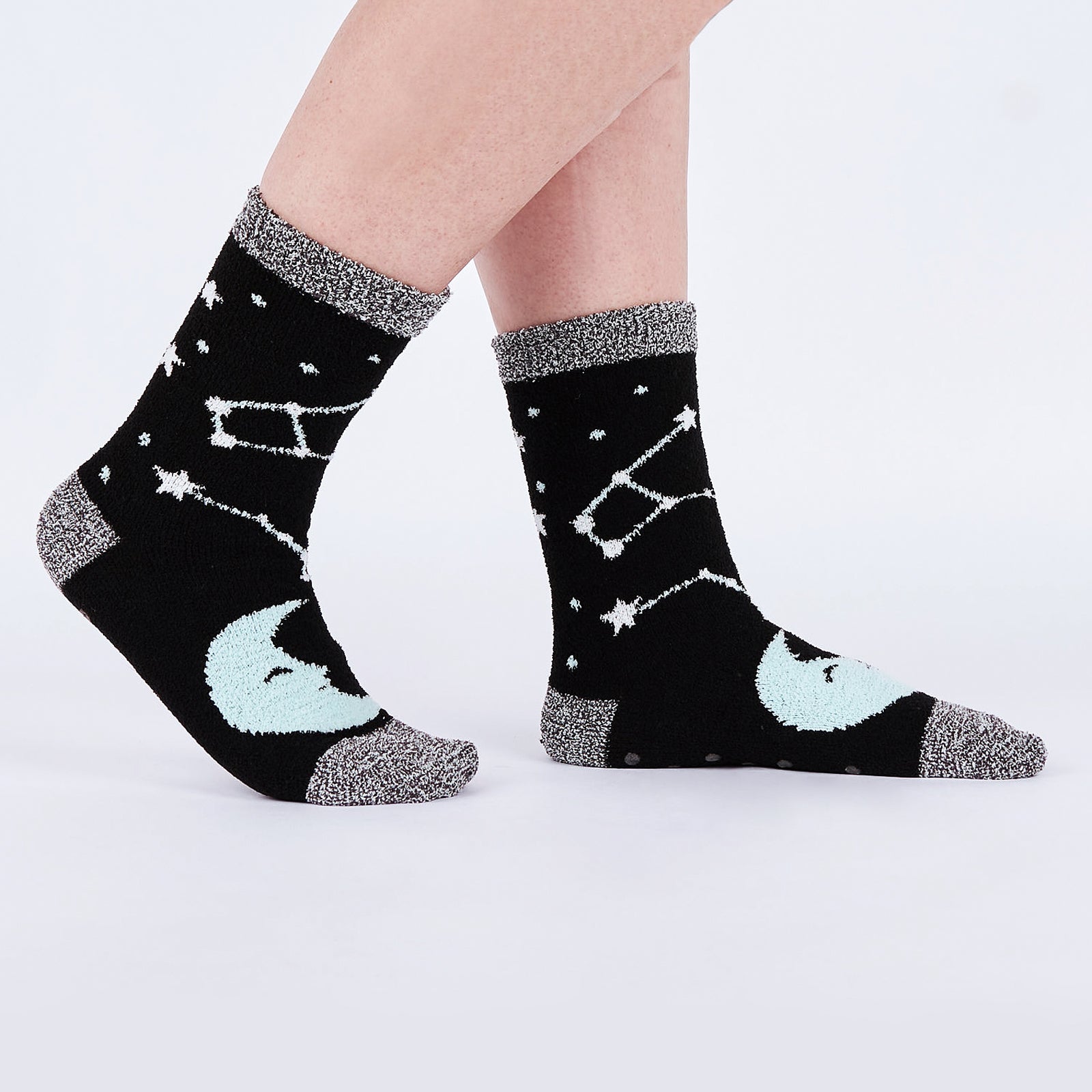 Once in a Blue Moon Slipper Socks