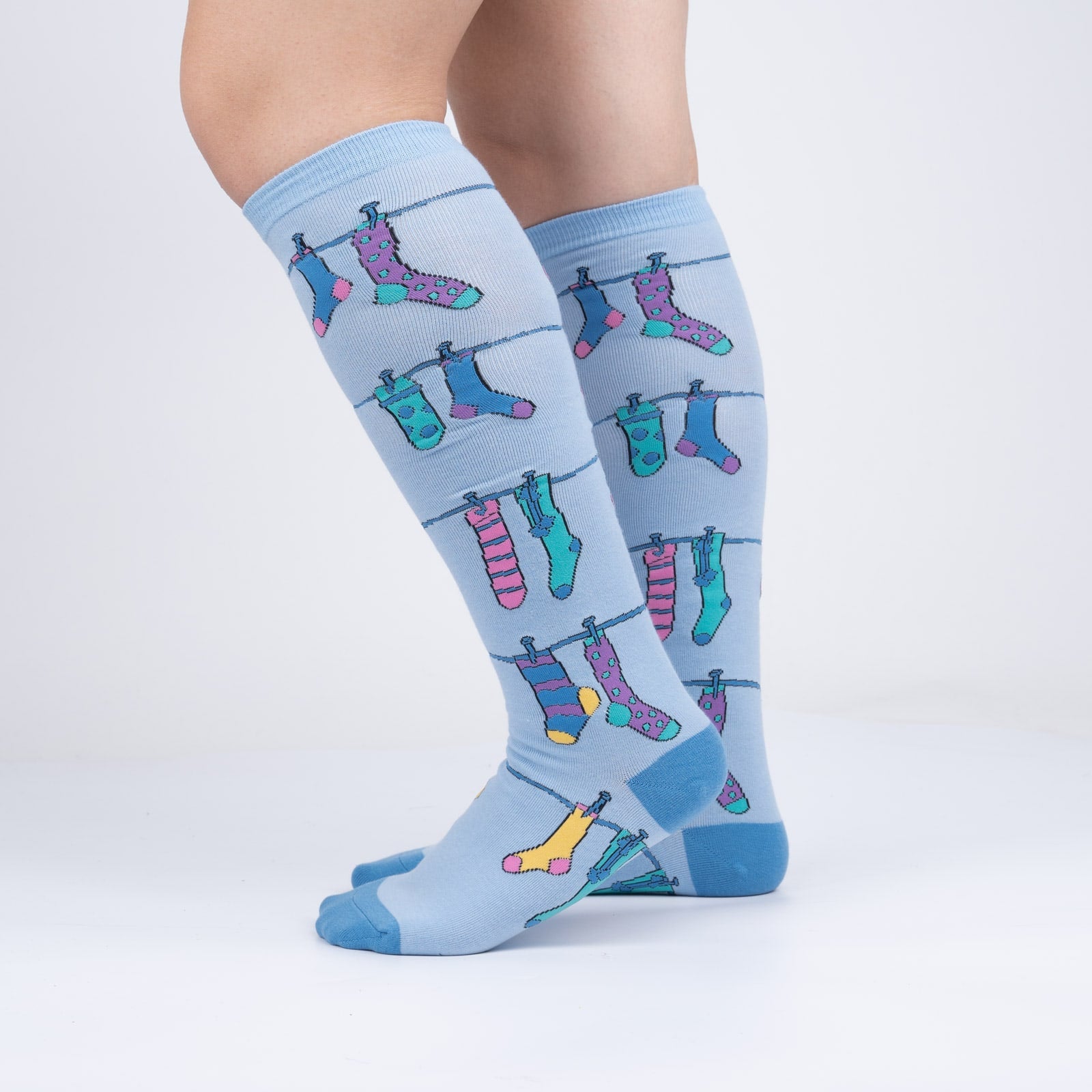 Socks on Socks Knee High Socks