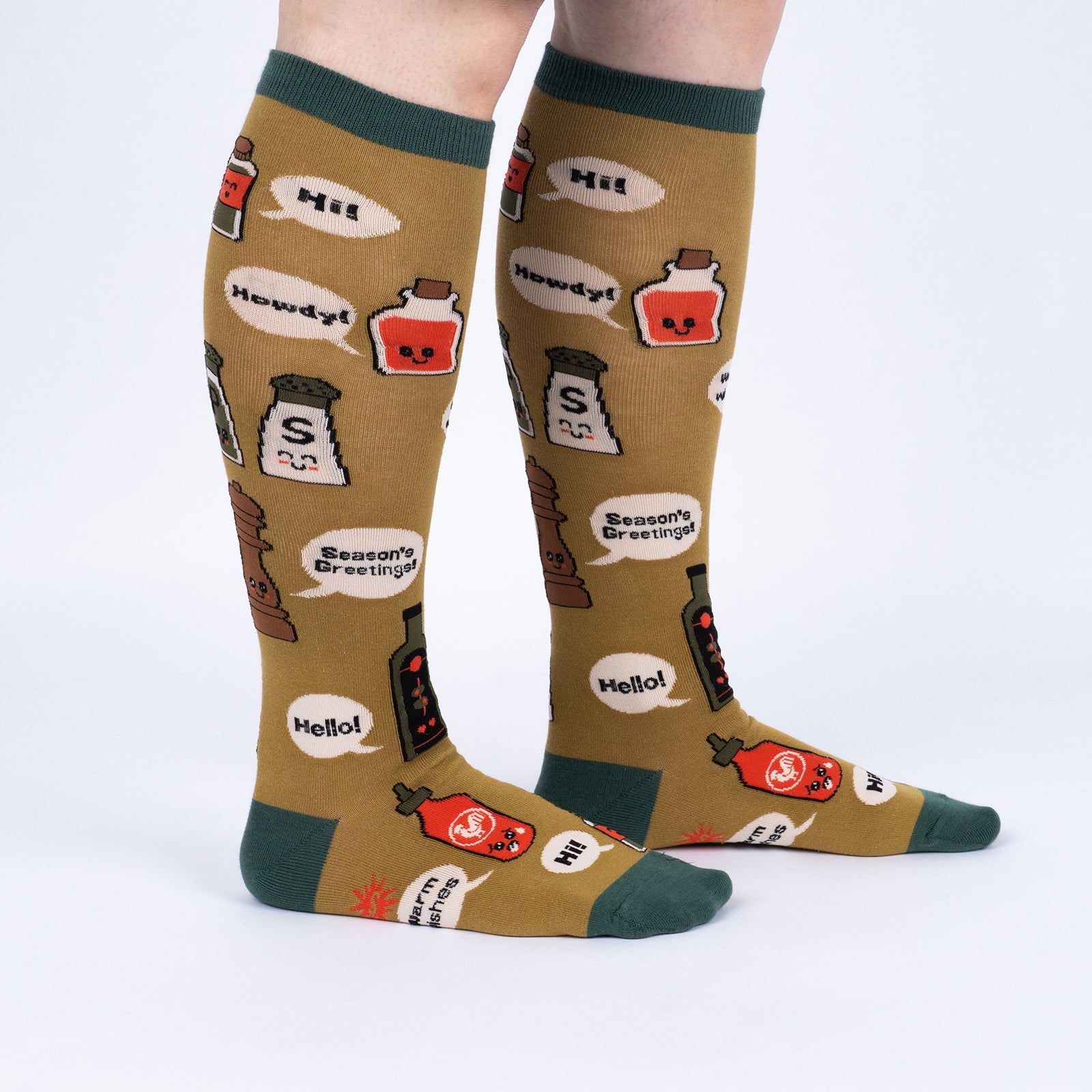 Season's Greetings! Knee High Socks