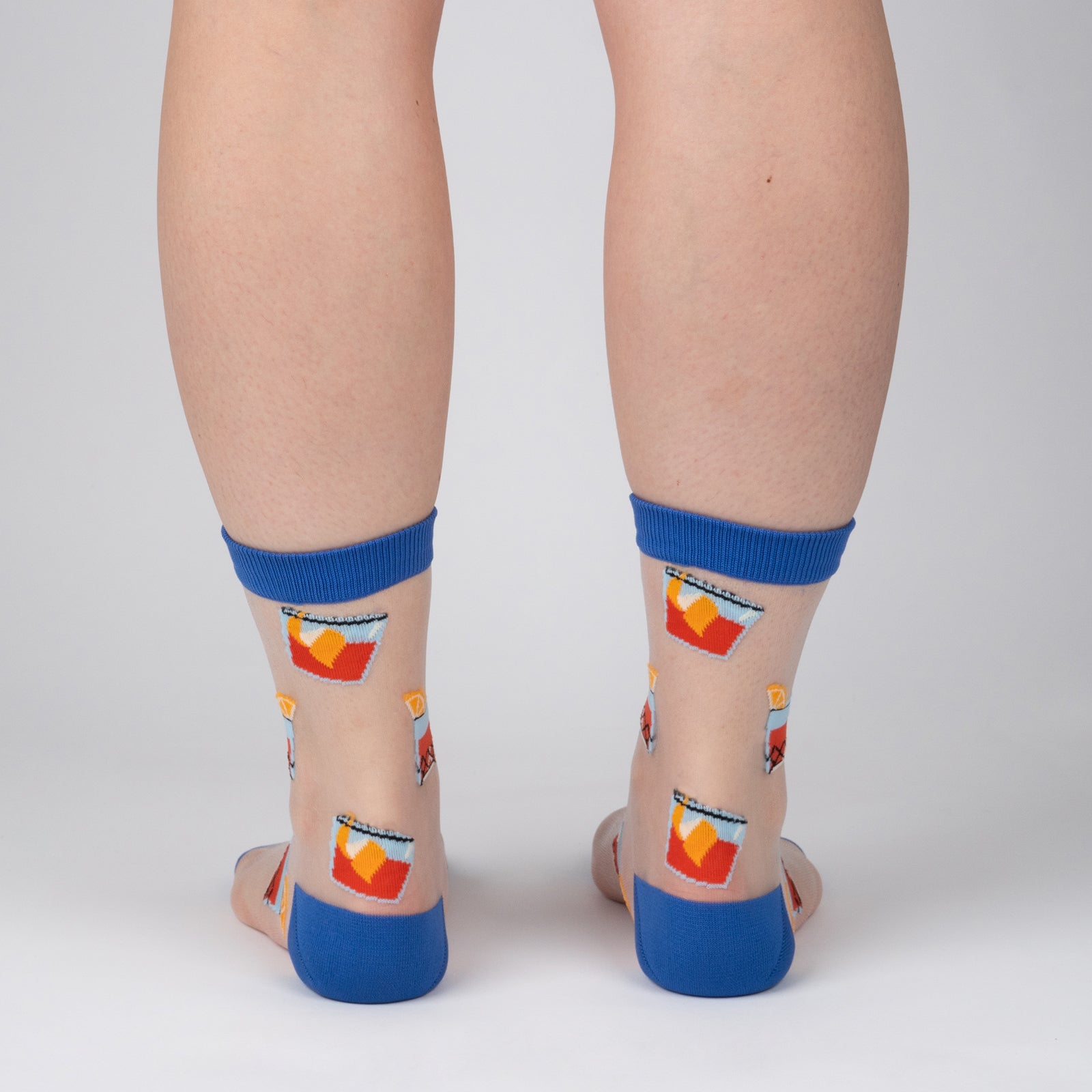 You're Never Lonely with a Negroni Sheer Crew Socks