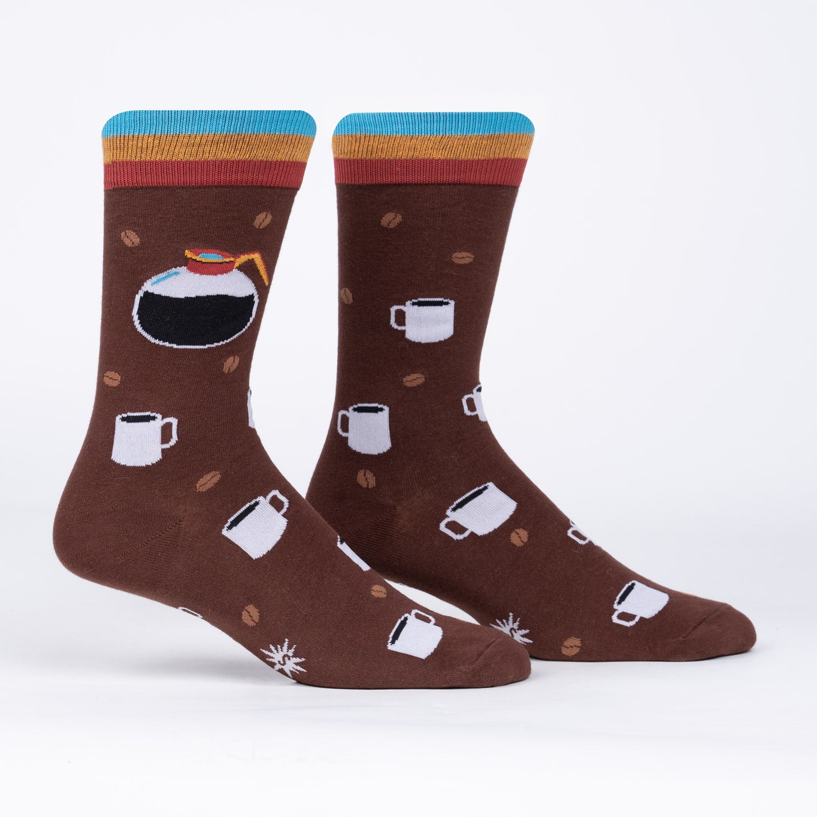pothead socks Pot Head (Coffee) Men's Crew Socks