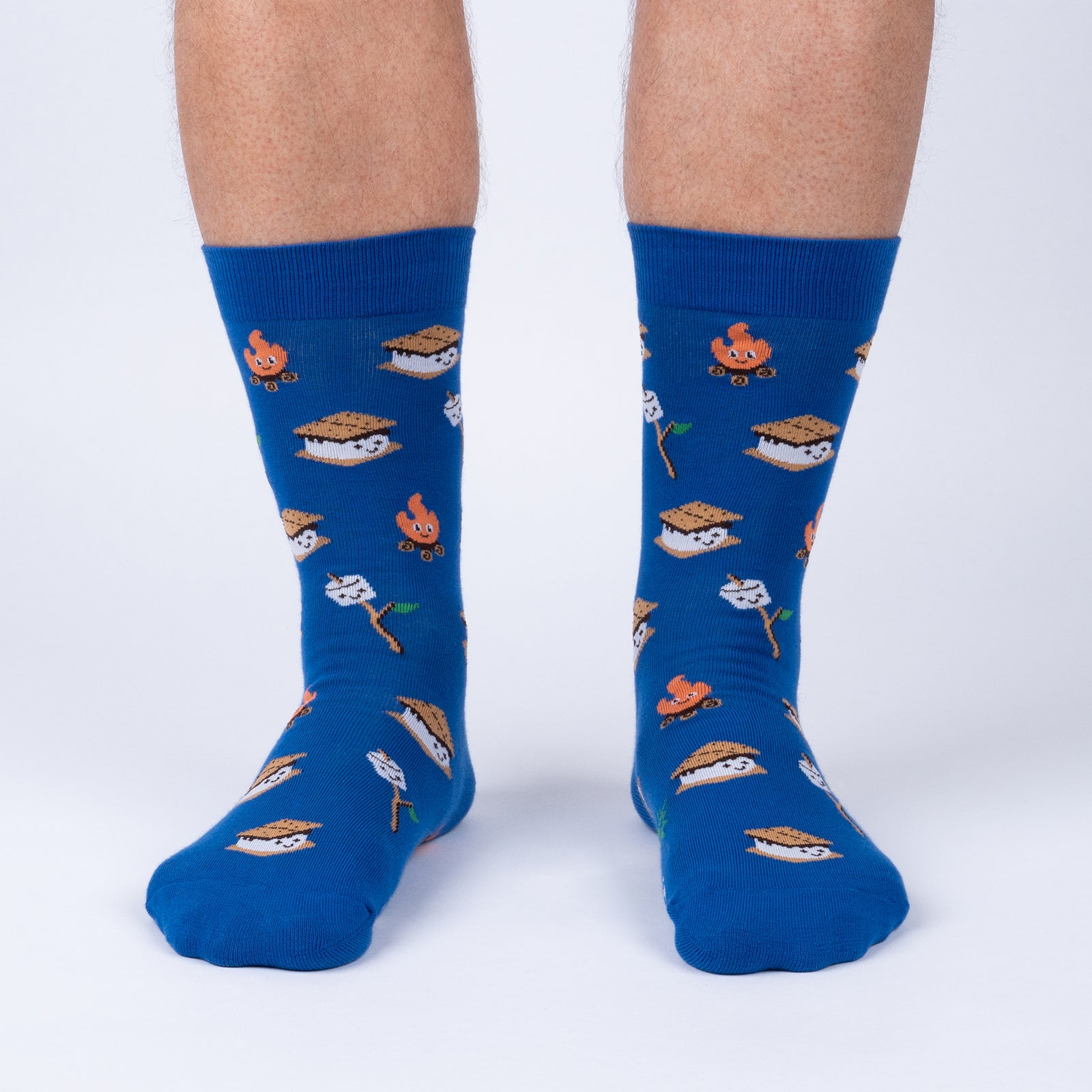 s'more to love socks on model