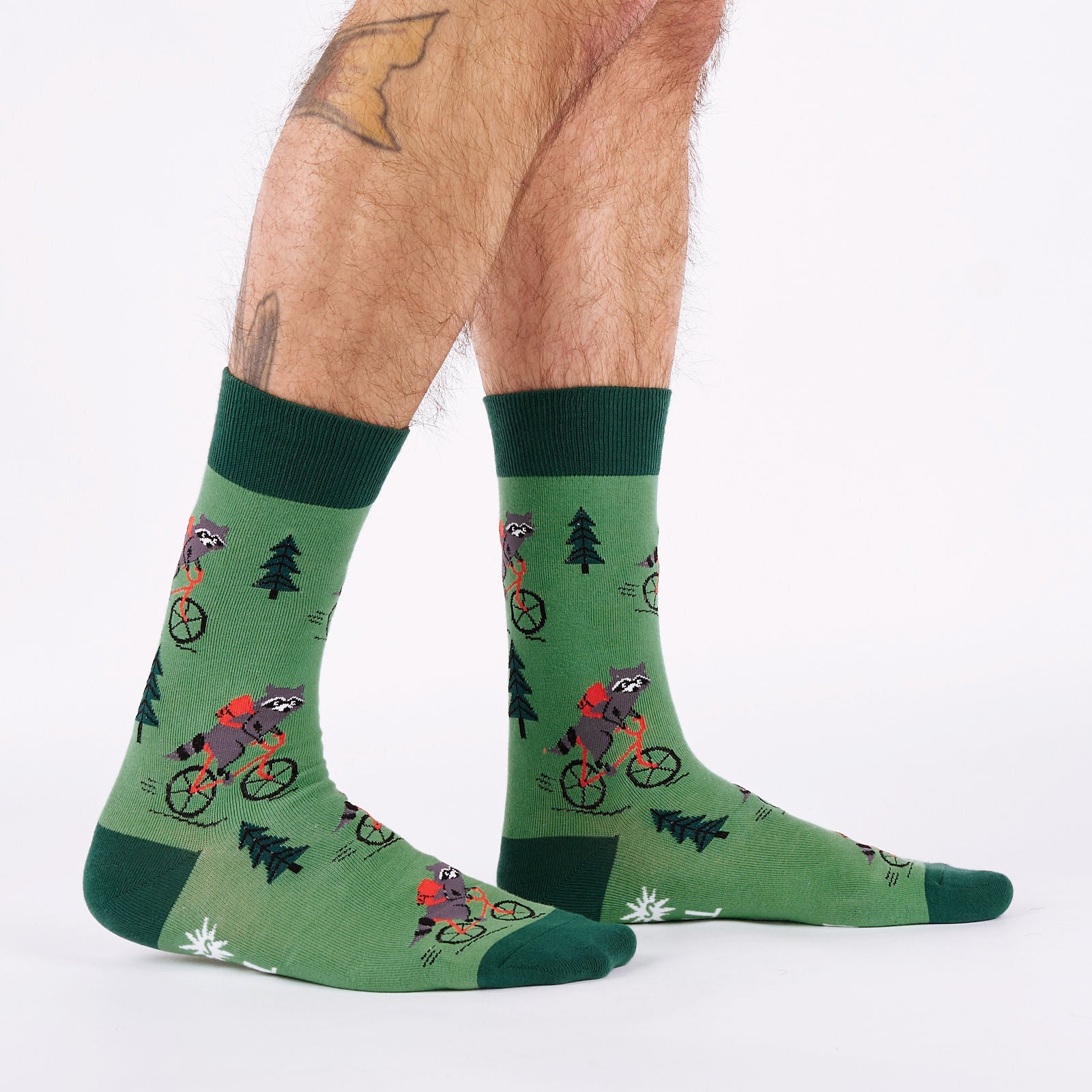 Live Fast, Eat Trash Crew Socks