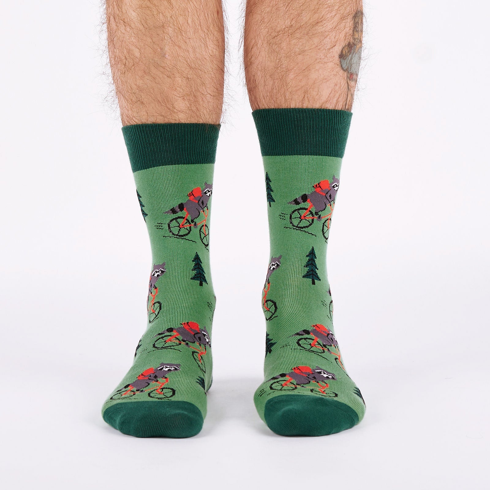 Live Fast, Eat Trash Crew Socks