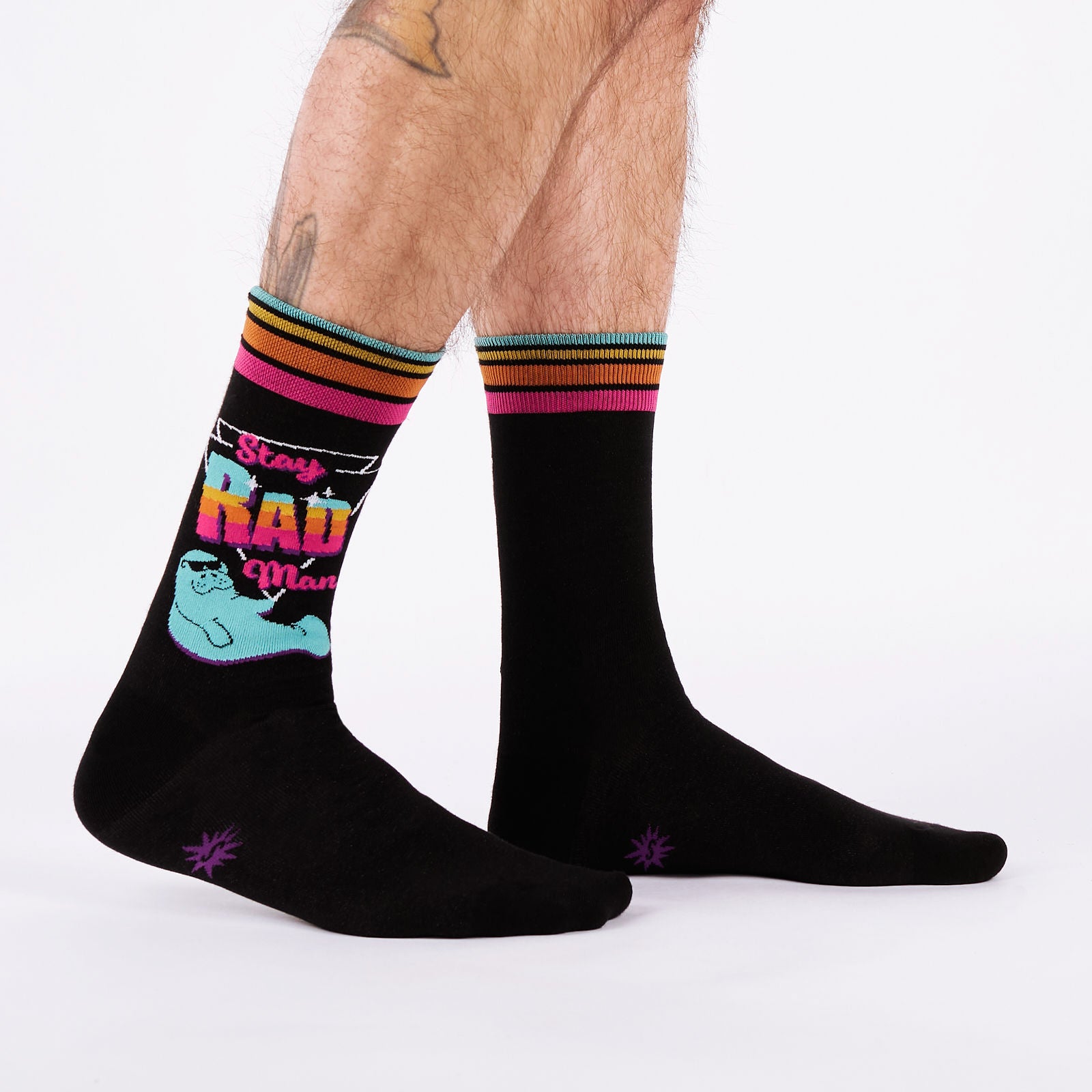 Stay Rad, Man Crew Socks