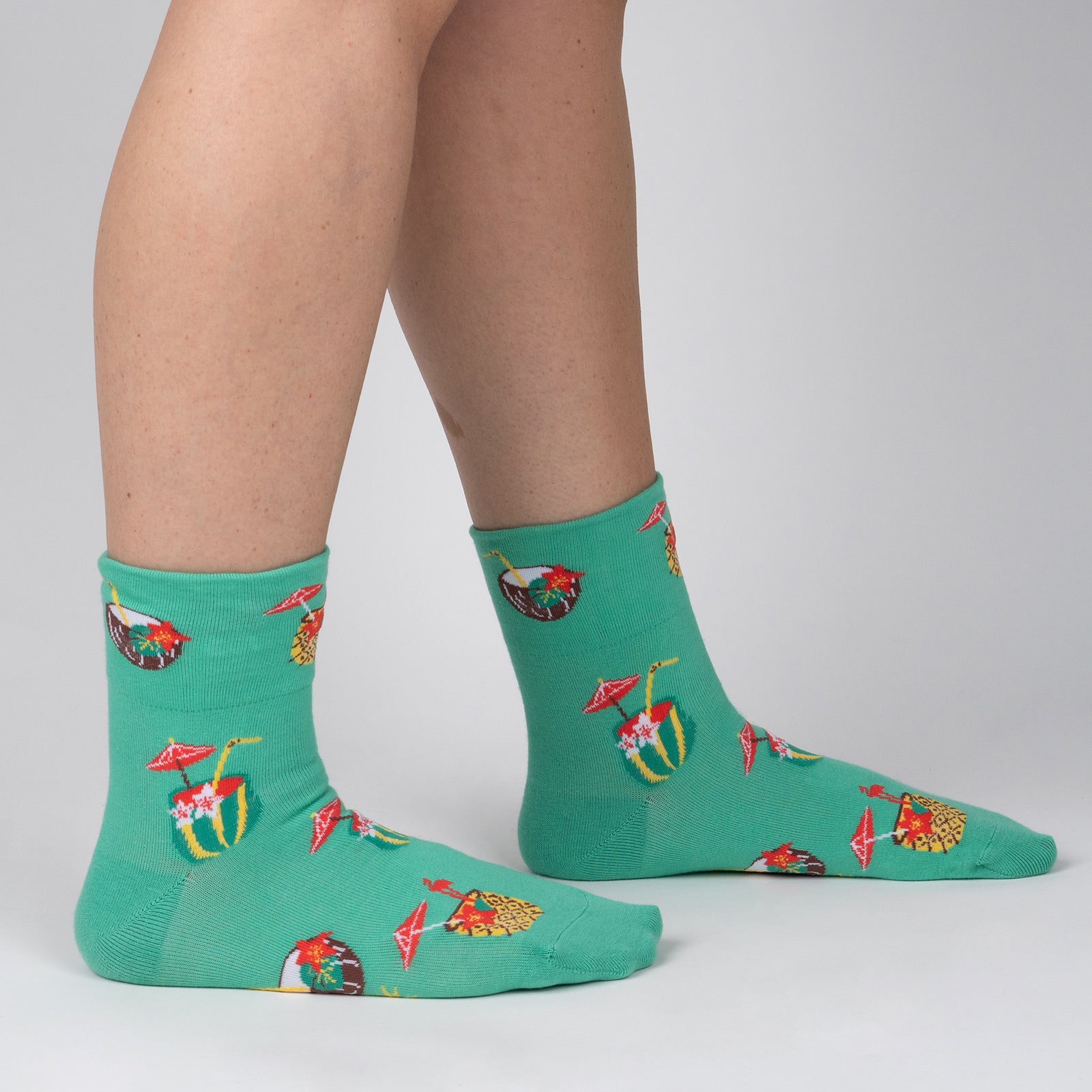 Where My Beaches at? Turn Cuff Socks