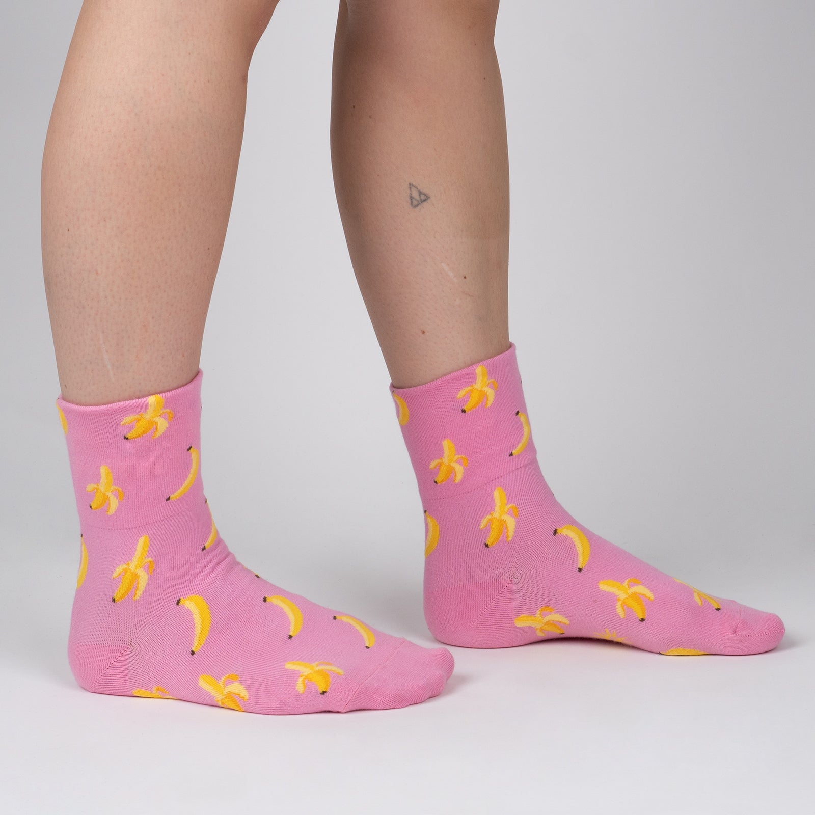 This Is Bananas Turn Cuff Socks