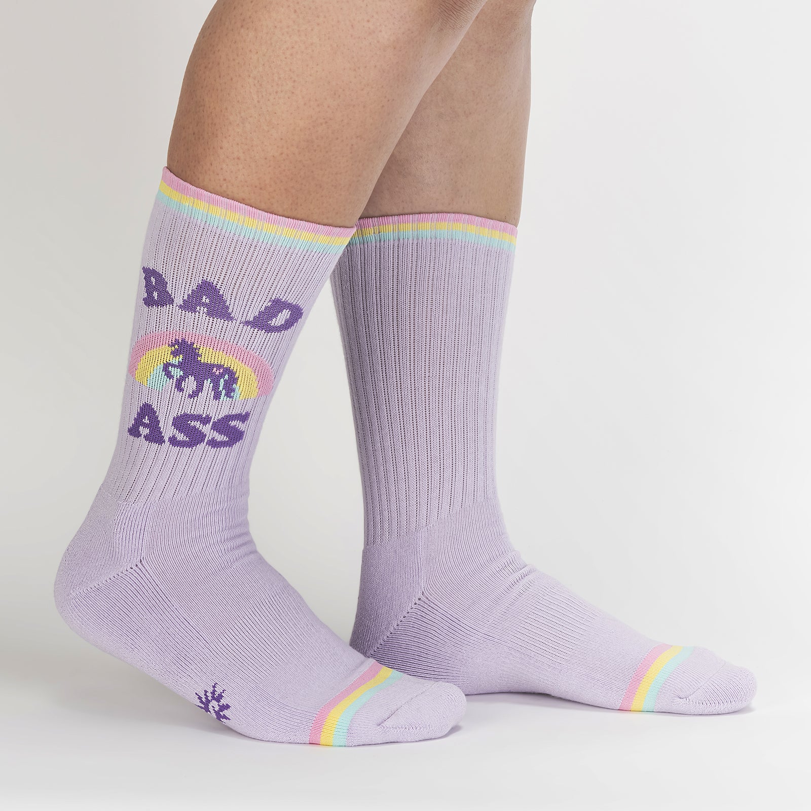 Bad Ass Magic Ribbed Crew Socks