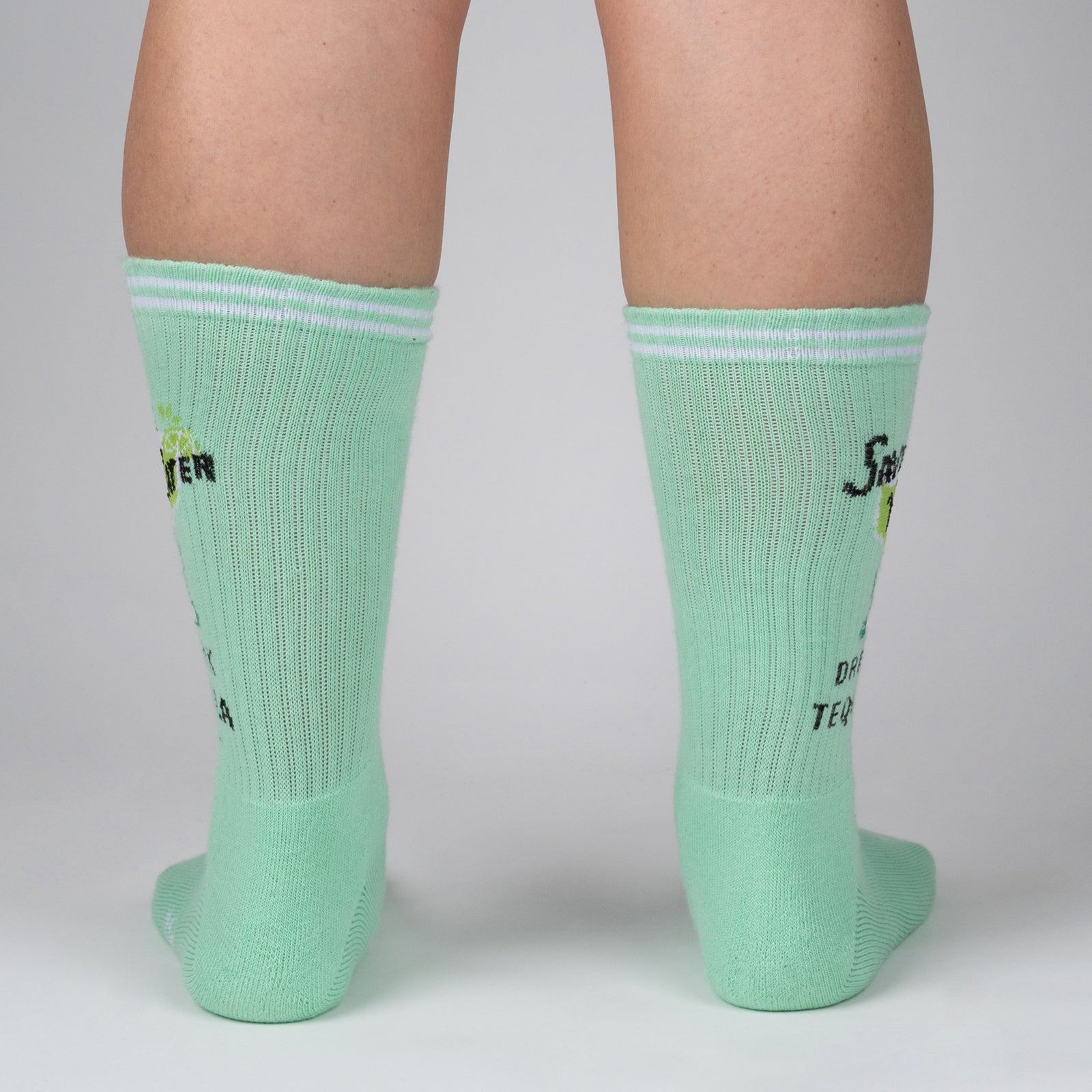 Save Water, Drink Tequila Ribbed Crew Socks