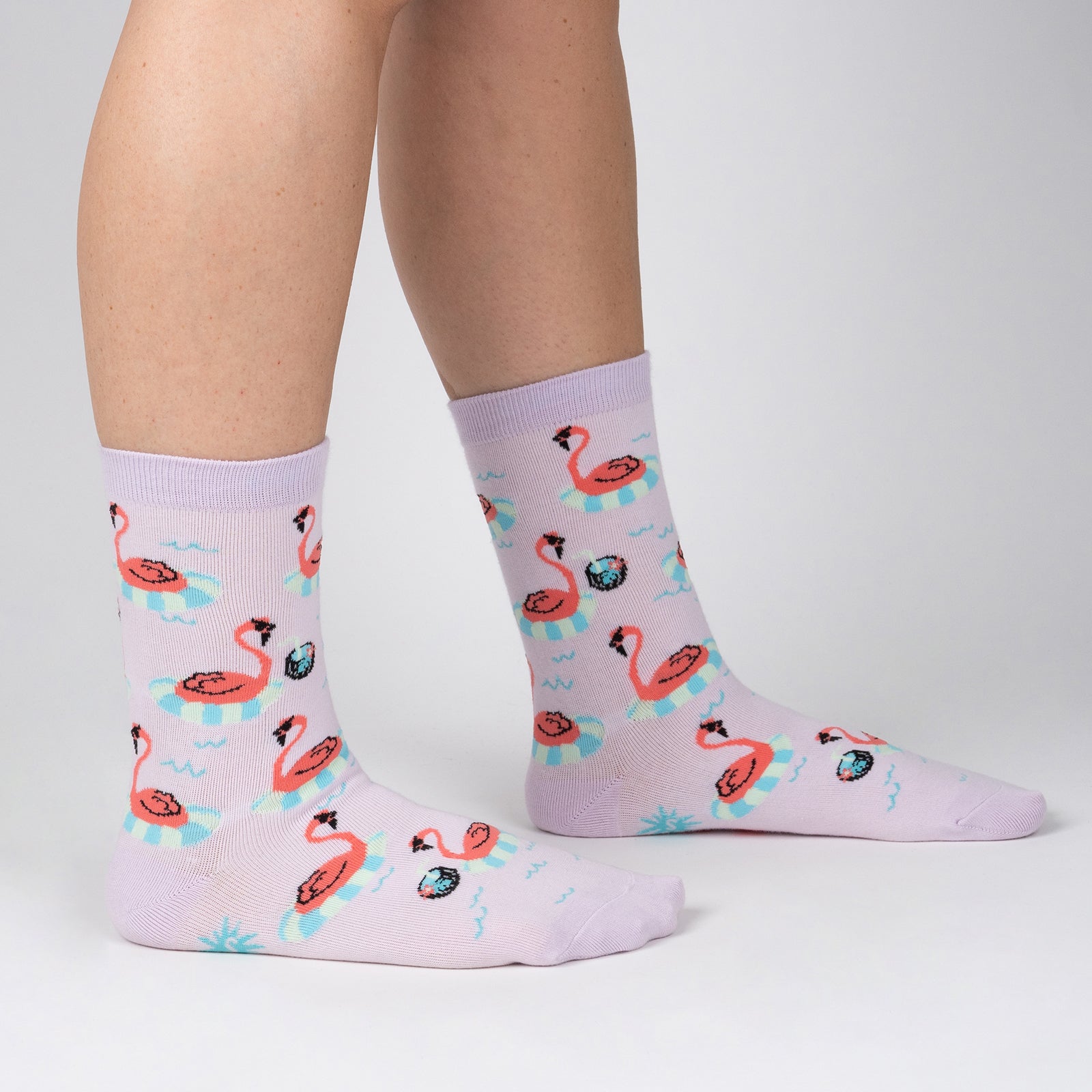 Party Like a Flock Star Crew Socks