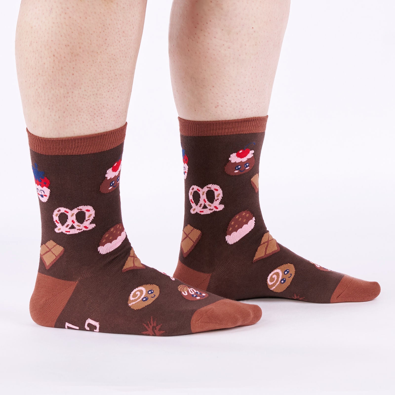 Just Here for the Chocolate Crew Socks