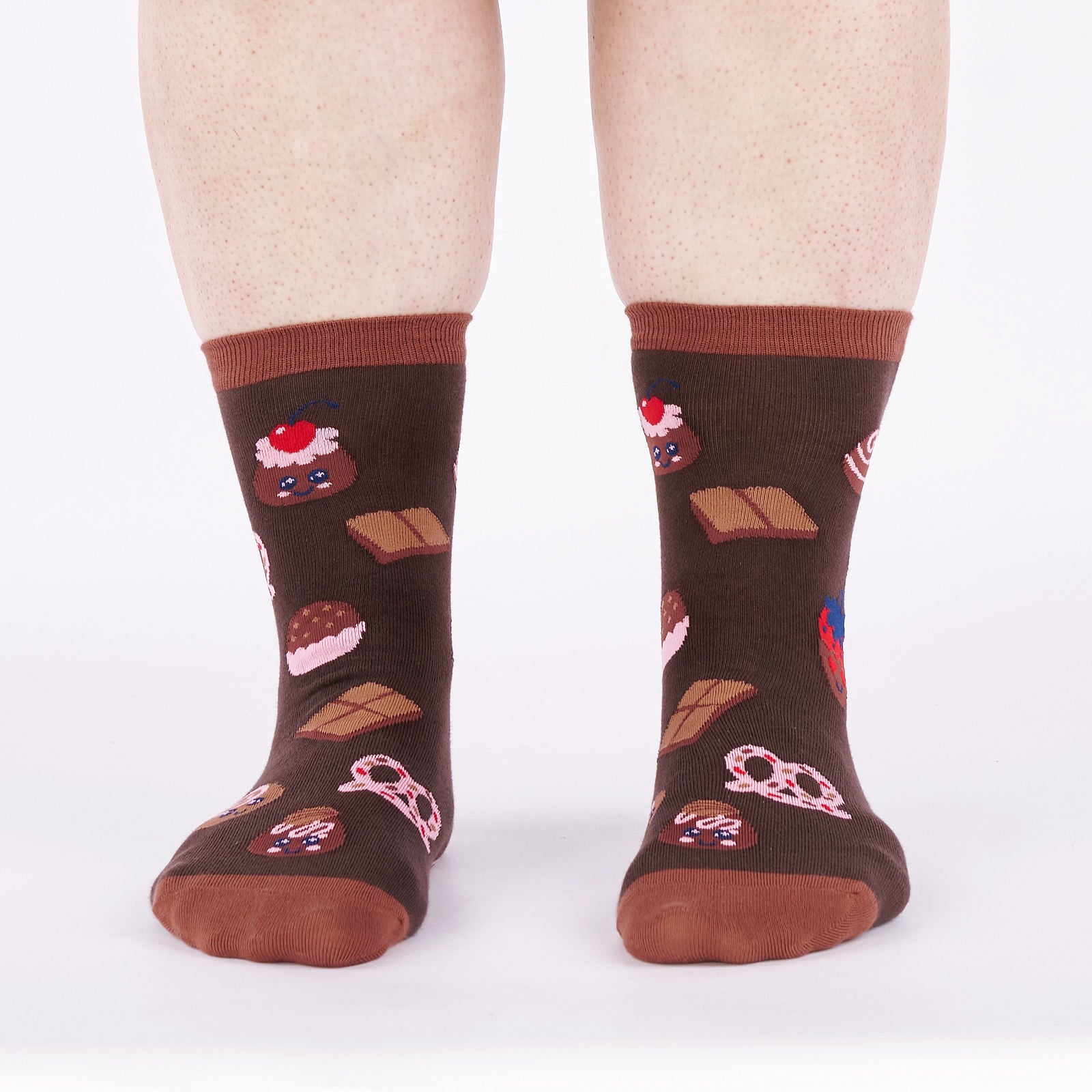 Just Here for the Chocolate Crew Socks