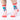 model wearing Leo crew socks from front 
