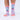 model wearing Libra crew socks from front 